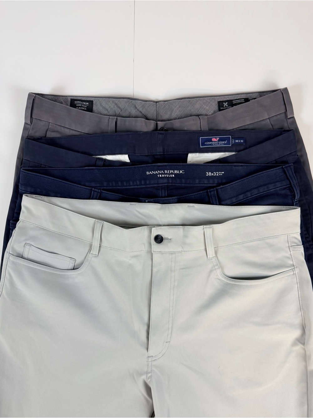 Men’s 38x32 Bundle - 4 PairsVinyard Vines, Nordstrom, Banana Republic, Callaway